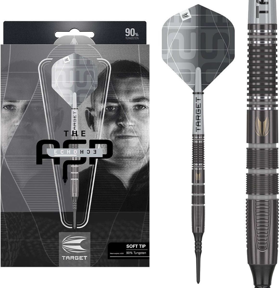 Target Nathan Aspinall x Echo 90% Soft Tip - Dartpijlen
