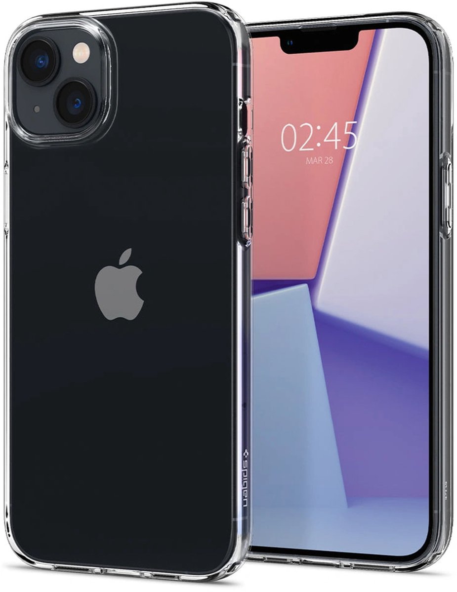 Spigen Liquid Crystal Backcover iPhone 14 hoesje - Quartz