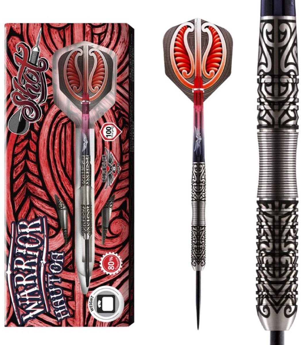 Shot Warrior Hautoa 80% - Dartpijlen 22 Gram