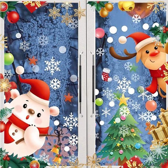 Kangtaixin Vensterafbeeldingen kinderkamer, zomerdecoratie, 9 vellen