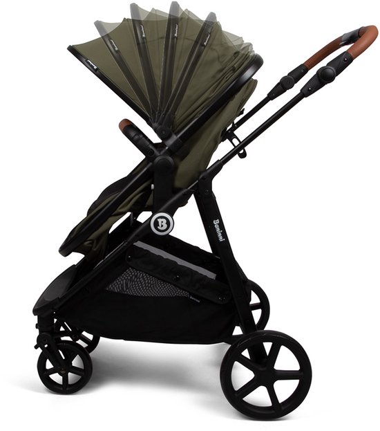 Poussette Multi 4 en 1 Baninni avec siège auto et base Nelia Vert