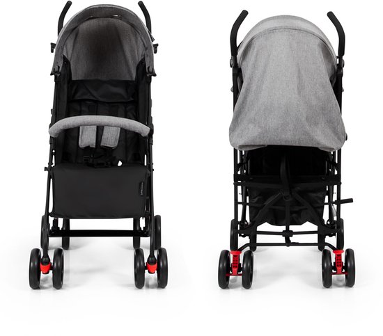 Little World Multi Standen Buggy Winston Grijs — afbeelding 5