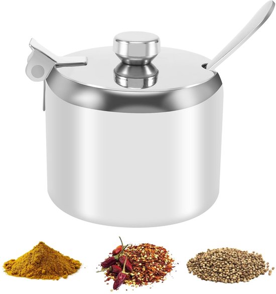 Pot à herbes en acier inoxydable - idéal pour les herbes - 1 pièce - poli