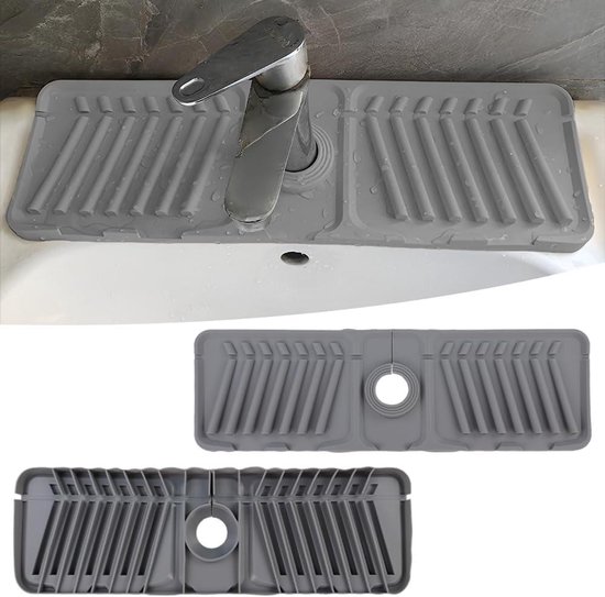 FAILUN Spatbescherming voor de douche, 2 stuks badkuipspatbescherming met lijm, spatbescherming voor badkuipen om te voorkomen dat water uit bad of douche spat