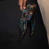Shiny Shadow - Maat 43 - Lureaux - Kleurrijke Schoenen Voor Heren - Veterschoenen Met Print
