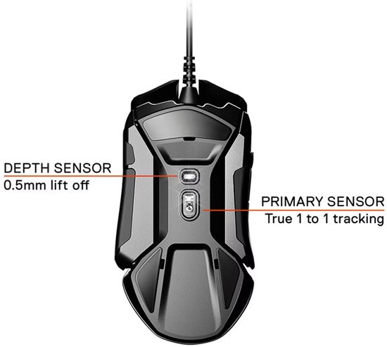 SteelSeries Rival 600 - Optische Gaming Muis - 12000 CPI - Zwart