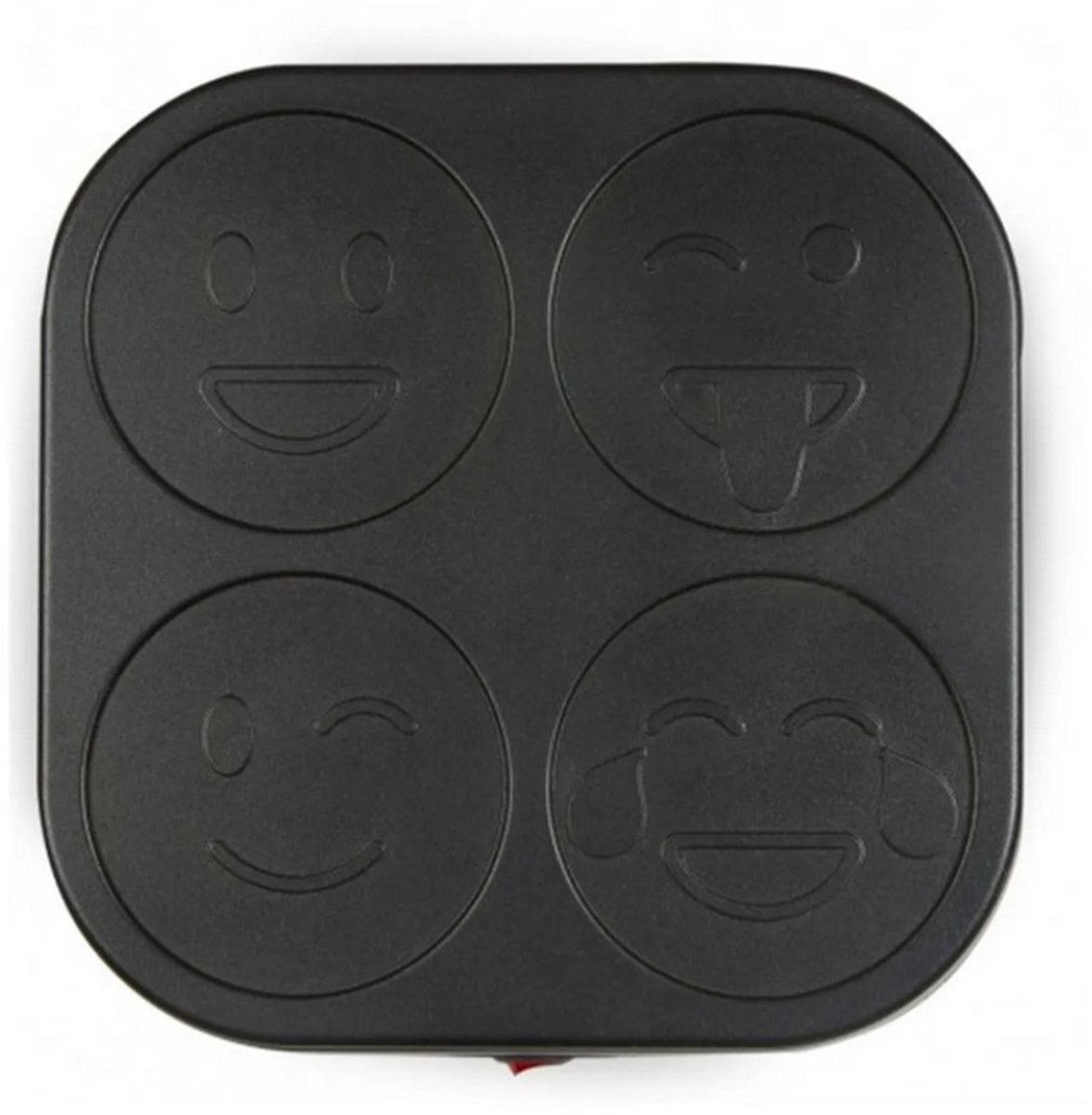 DOMO DO8718P Pannenkoekenmaker Emoji-Party - 4 pannenkoeken - Emoji -patronen - 600W