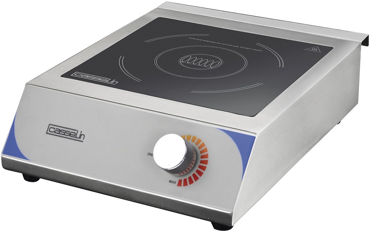 inductie kookplaat 1 pits 3500w - casselin - cpai350k1