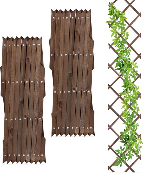 Trellis uitschuifbaar set van 3 hout kopen