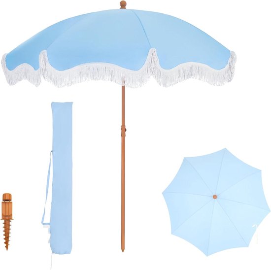 WORDFUN 2 x 3 m parasolhoes, rechthoekig, terrasparasol
