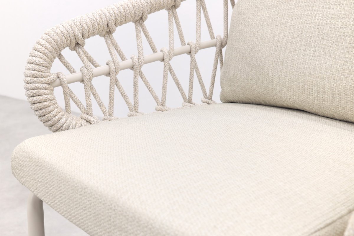 Suns Tosca chaise de jardin dining rope - Camel Sand