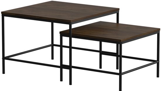 Vicco Salontafel Rolli – Wit, 70x60 Cm, Mobiele Bijzettafel Met Wielen En Opbergvak, Ideaal Voor De Woonkamer