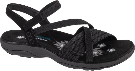 Skechers Reggae Slim Summer Heat Sandals, Vrouwen, Zwart, Sandalen, maat:  35 bol
