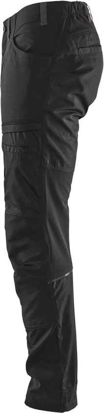 Blaklader Service werkbroek met stretch 1456-1845 - Mannen - Zwart/Donkergrijs - 52