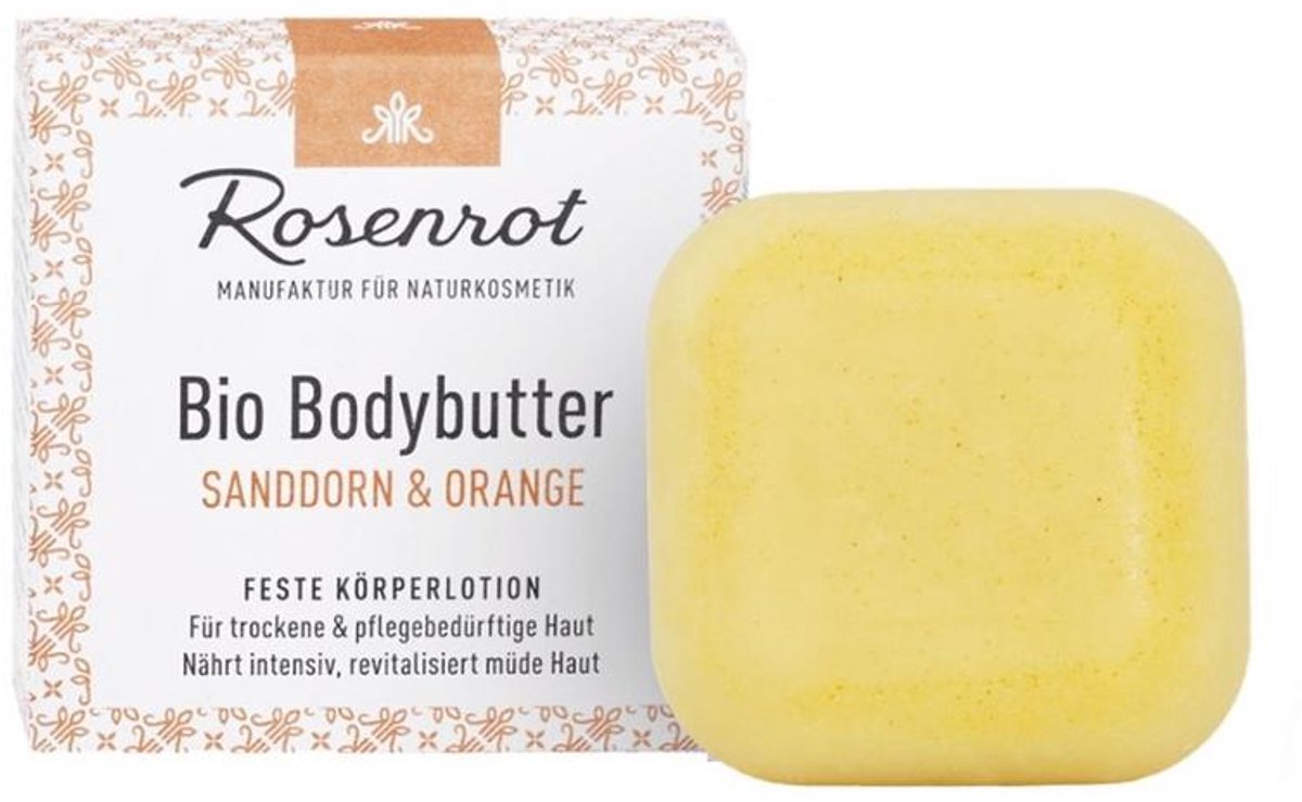 Goedkoopste Rosenrot Organic body butter buckthorn & orange 70 Gram