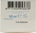 Zijkant van de verpakking met barcode en 185 ml indicatie voor Vision Sensitive++ Expert.