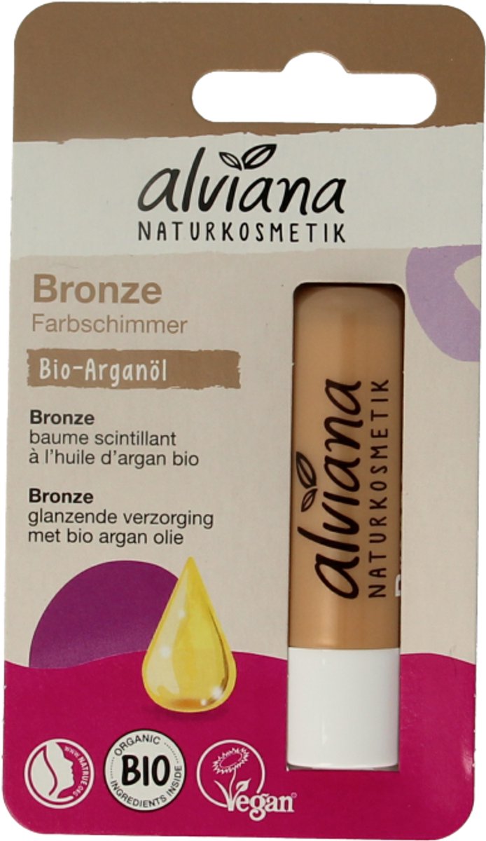Alviana Lippenbalsem Bronze 4,5 ml
