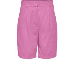 ONLY - ONLCARO HW LONG LINEN BLEND SHORTS TLR - Dames - Bermuda shorts