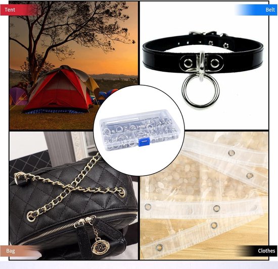 oogtang, set oogjes, ooggereedschap, zeilogen, grommet