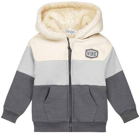 Dirkje Jongens Vest - Pebble