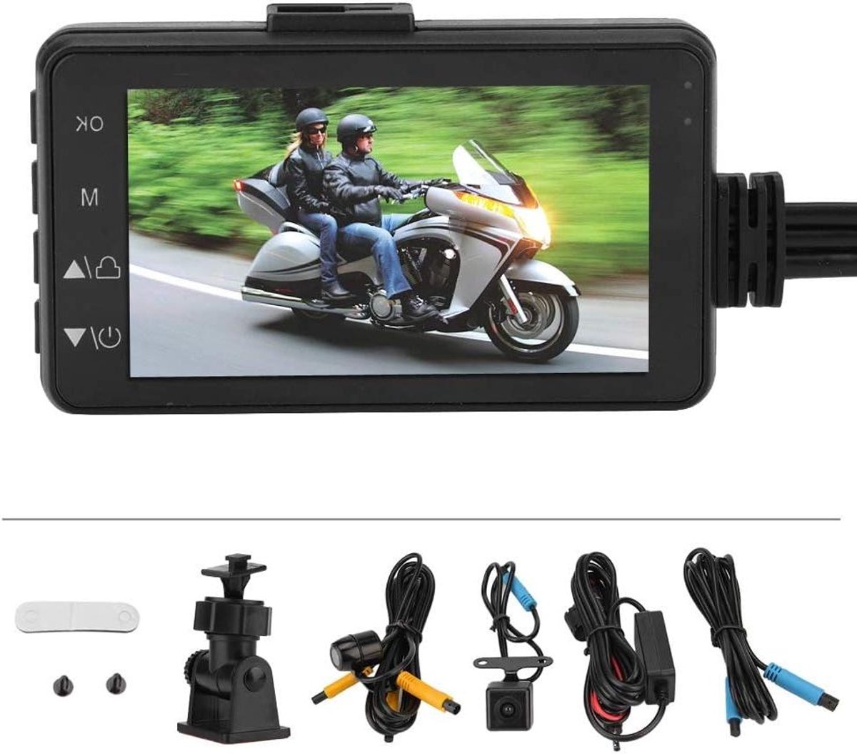 JGS Premium - Motorfiets Video Recorder - HD DVR - 120 Graden Camera Hoek - Mode Stijl