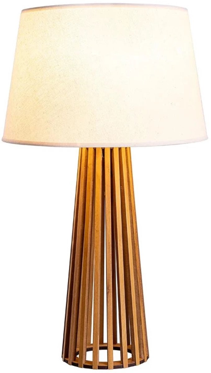 Accord Houten LED Tafellamp Slatted | 1X E27 Max 60W | Teak