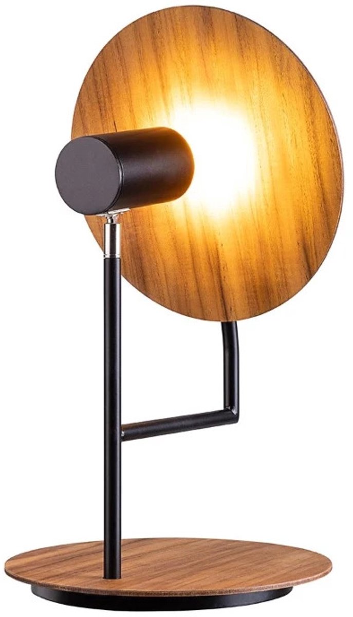Accord Houten LED Tafellamp Dot | GU10 8W | Teak