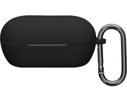 kwmobile cover voor oordopjes case - geschikt voor Sony WF-C710N - Trendy beschermhoes draadloze oordopjes in zwart