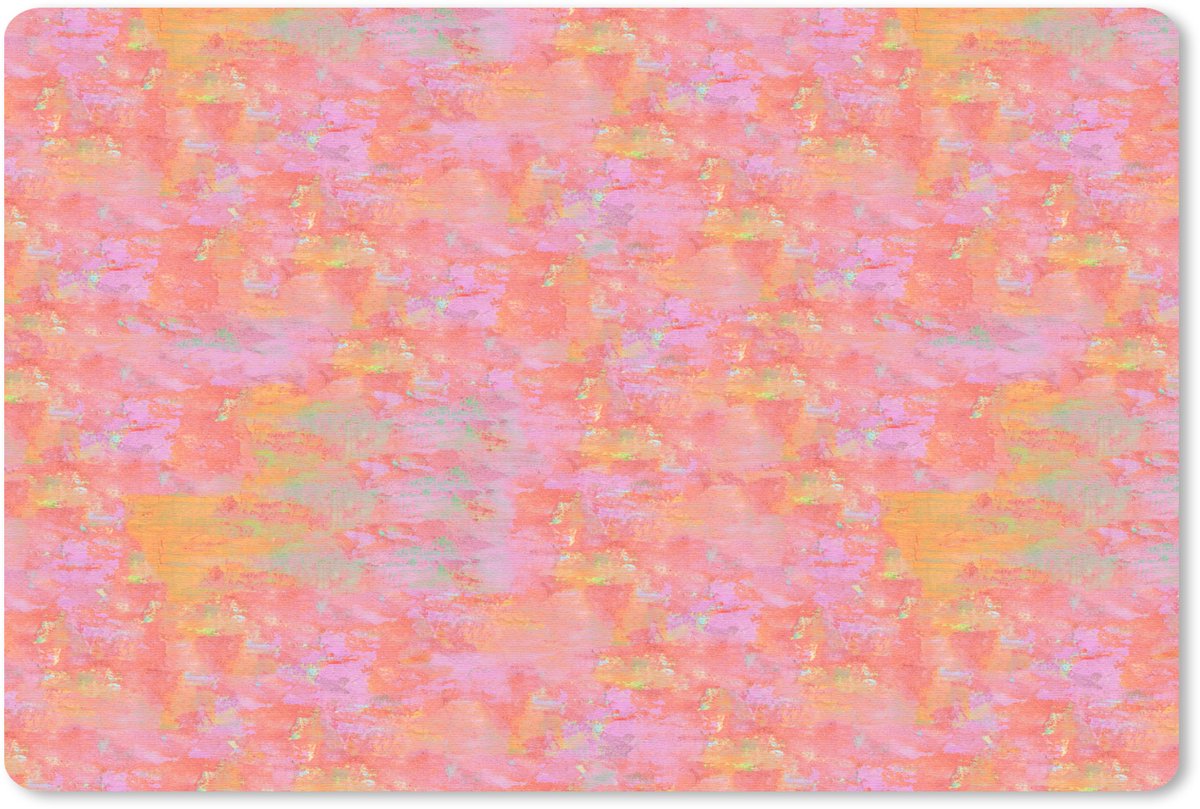 Muismat 27x18 cm - Mousepad Verf - Texturen - Pastel - Muismatten