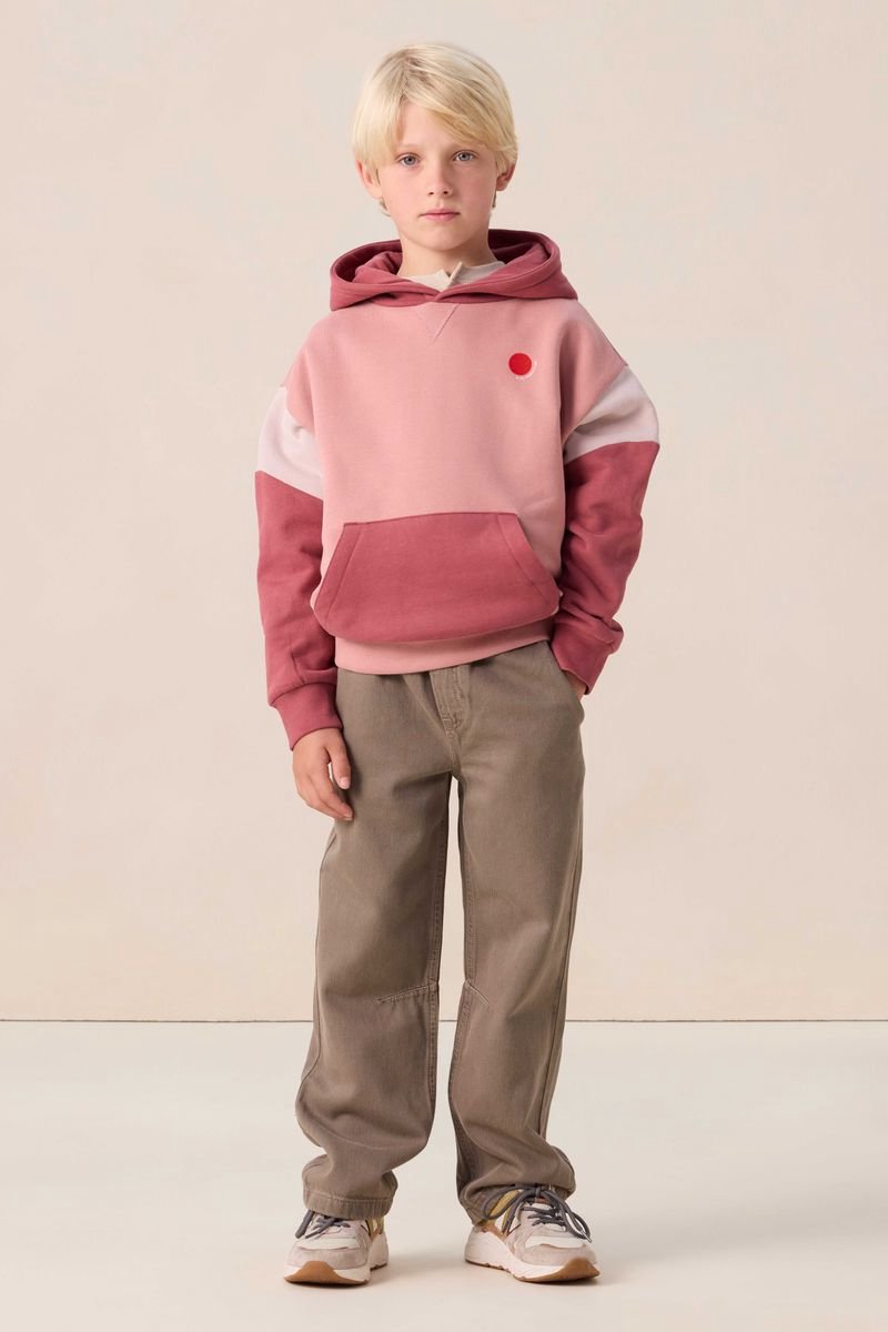 Sissy-Boy - Roze colourblock hoodie