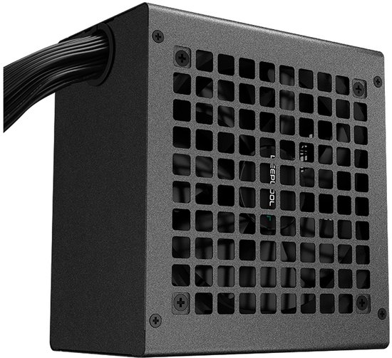 DeepCool PF750 Voeding – 750W – 80 PLUS White – ATX – 120mm Hypro Bearing Fan – Efficiëntie tot 85% – Zwarte Platte Kabels