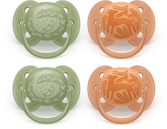 Philips Avent Ultra Soft - Superzachte siliconen fopspeen (18mnd+) - Voor gevoelige huid - 4stuks - SCF093/07 van Philips Avent — afbeelding 2