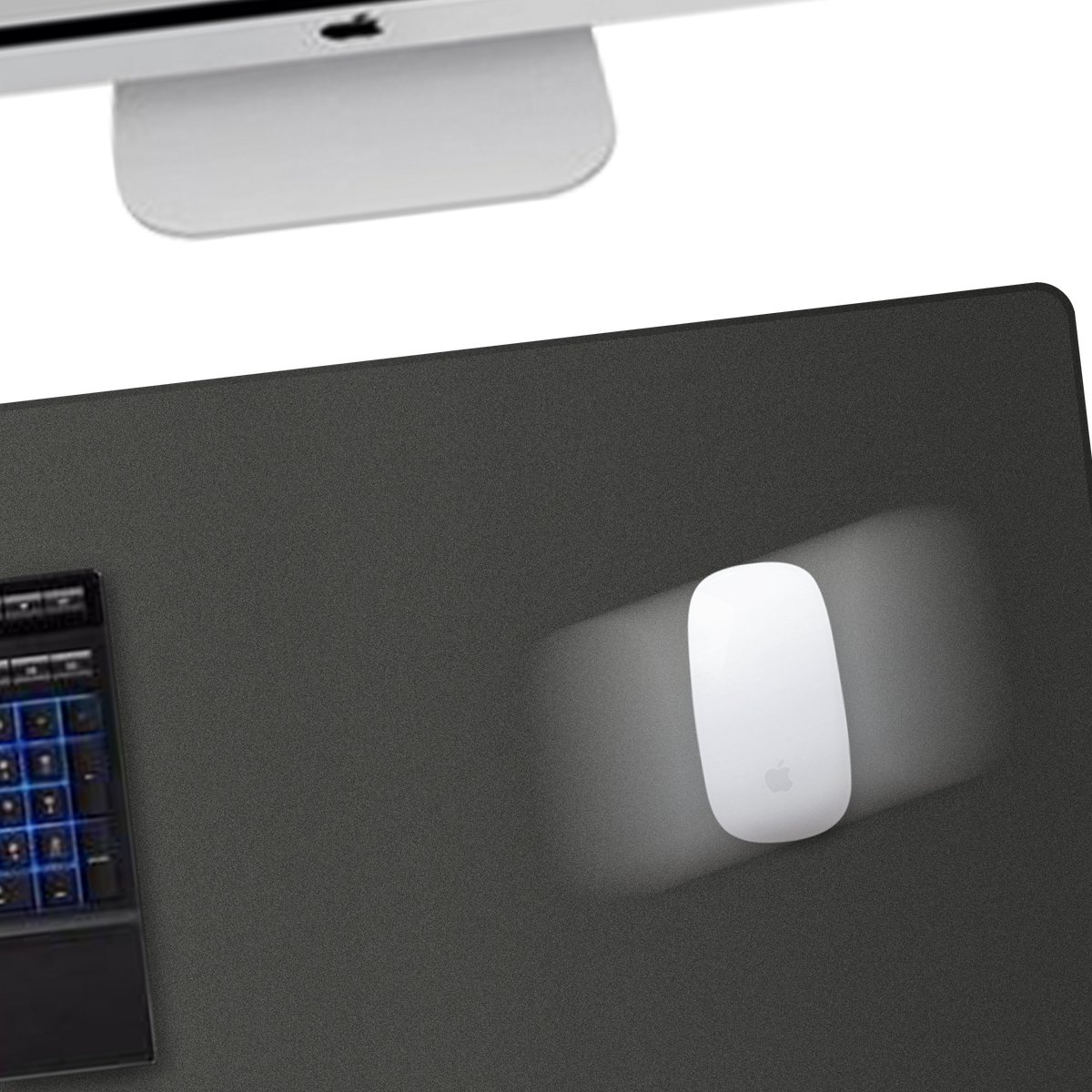 Casemania Bureau Onderlegger met Draadloos Oplader - Zwart - Bureaumat 78 x 30 cm - Water proof Bureau Organinzer met Wireless Lader 15W voor smartphone en oordopjes - Bureau Accessoires Antislip Muismat Kunstleer — cadeau in Wonen & Interieur - foto 5