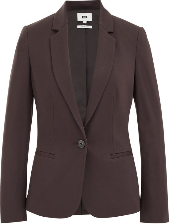 WE Fashion Dames getailleerde jersey stretch blazer