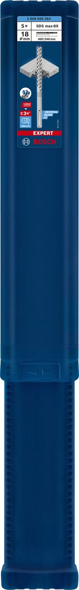 Bosch EXPERT SDS max-8X hamerboor 18 x 400 x 540 mm 5-delig