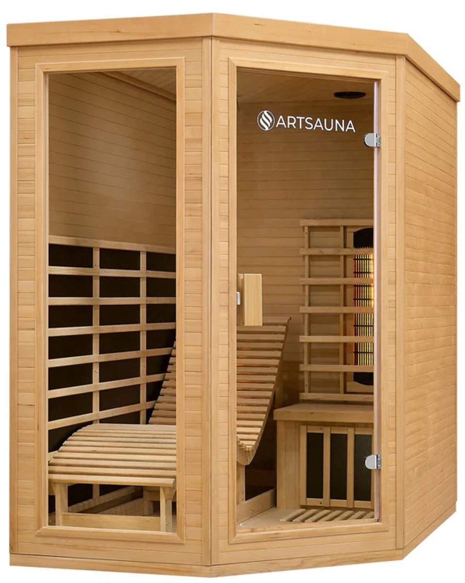 Infraroodcabine Kolding - 130x190x190 cm - Triplex Verwarmingssysteem - 2 personen