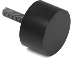 Rubbermagazijn - Trillingsvoet Type D 25x15mm - M6 - Set 10 stuks