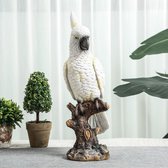 Figurine de perroquet réaliste en résine pour décoration d'intérieur, modèle d'oiseau créatif, décoration de Jardin, salon, entrée, armoire, bureau, sculptures réalistes