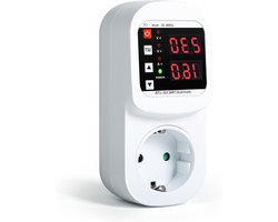 ByShane - Surge Protection stopcontact 16A AC 220V Met instelbare automatische overspanningsbeveiliging en bliksembeveiliging. Beschermt tegen piekspanningen.
