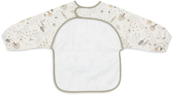 Jollein - Slab Waterproof Met Mouw - Tiny Park - Polyester - Polyurethaan - Slabbetjes Baby - 75 cm van Merkloos — afbeelding 2