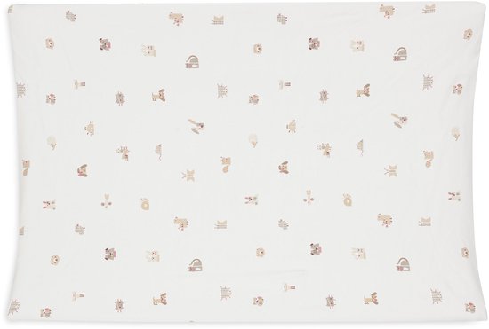 Jollein Aankleedkussenhoes - 50x70cm - Jersey - Animal Friends — afbeelding 3