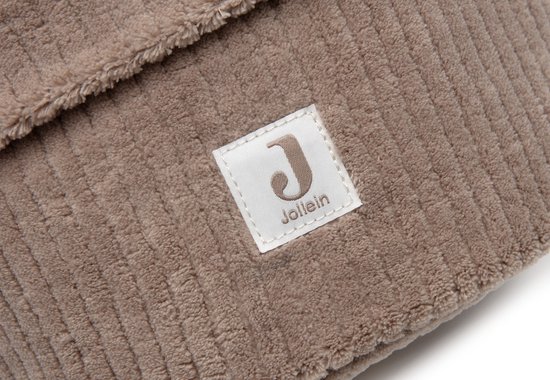 Jollein Commode Mandje - 14x18cm - Cloudy Rib - Milky Coffee — afbeelding 2