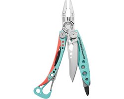 Leatherman Skeletool CX - multifunctionele tool met 7 tools, inclusief tang, draadtang en mes, voor outdoor en kamperen, roestvrij staal, Paradise