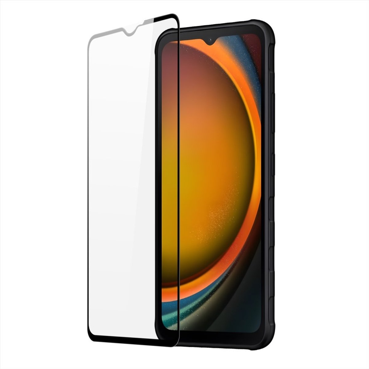 Dux Ducis Screen Protector - Geschikt voor Samsung Galaxy Xcover 7 Pro Screen Protector - Dux Ducis Full-Cover Tempered Glass - Zwart