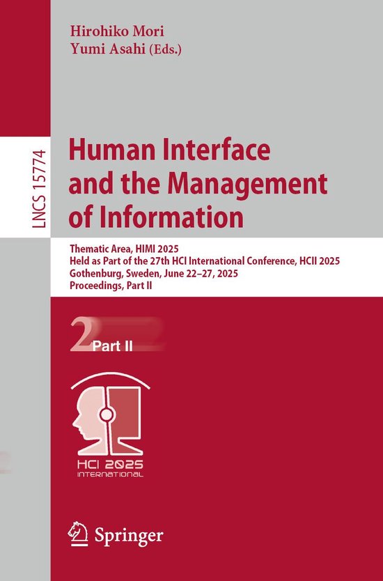 Springer Nature Proceedings Computer Science 2 - Human Inter ... - cover