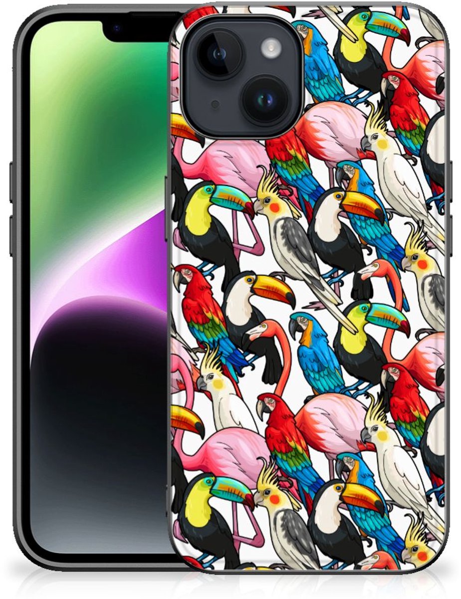 iPhone 15 Dierenprint Telefoonhoesje Birds
