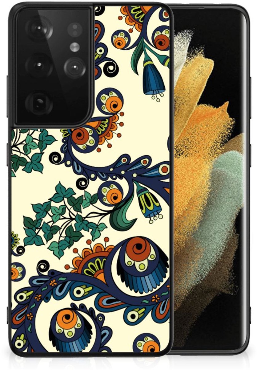 Back Cover Samsung Galaxy S21 Ultra Barok Flower