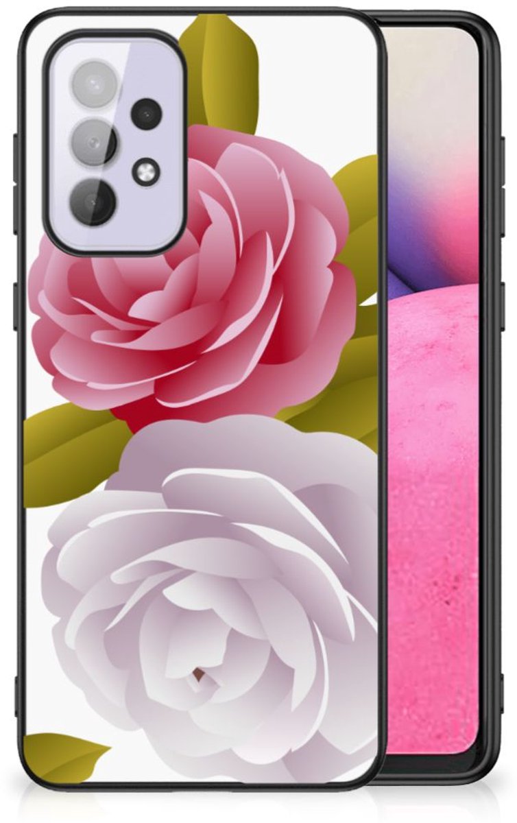 Samsung Galaxy A33 5G Bloemen Hoesje Roses