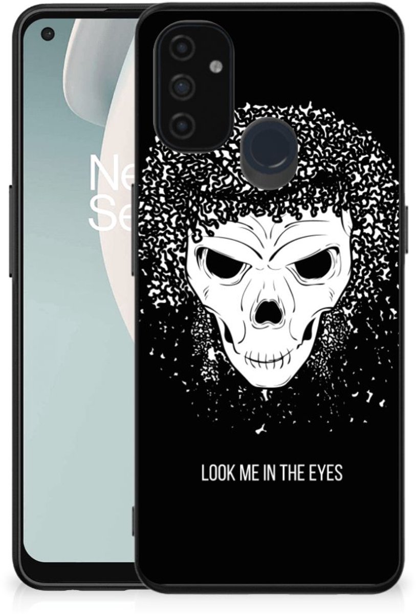 Back Cover voor Telefoonhoesje OnePlus Nord N100 Skull Hair