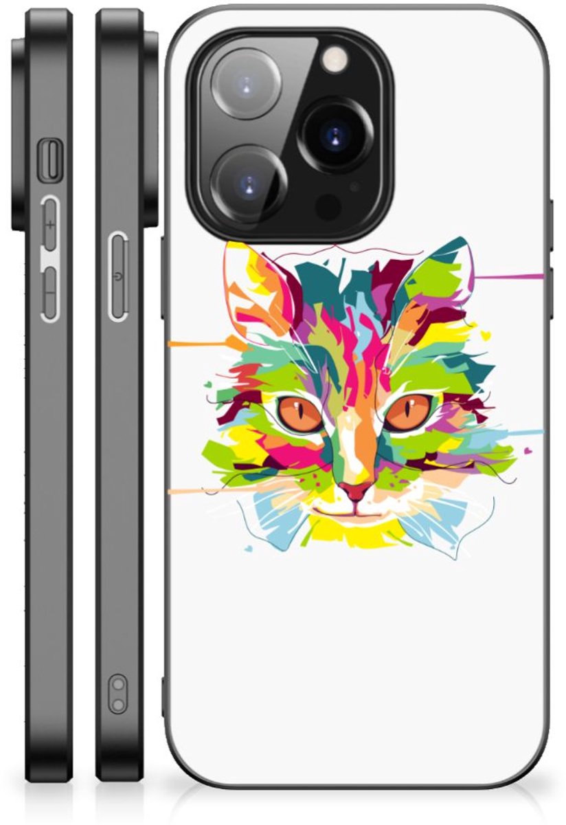 iPhone 14 Pro Hoesje Cat Color